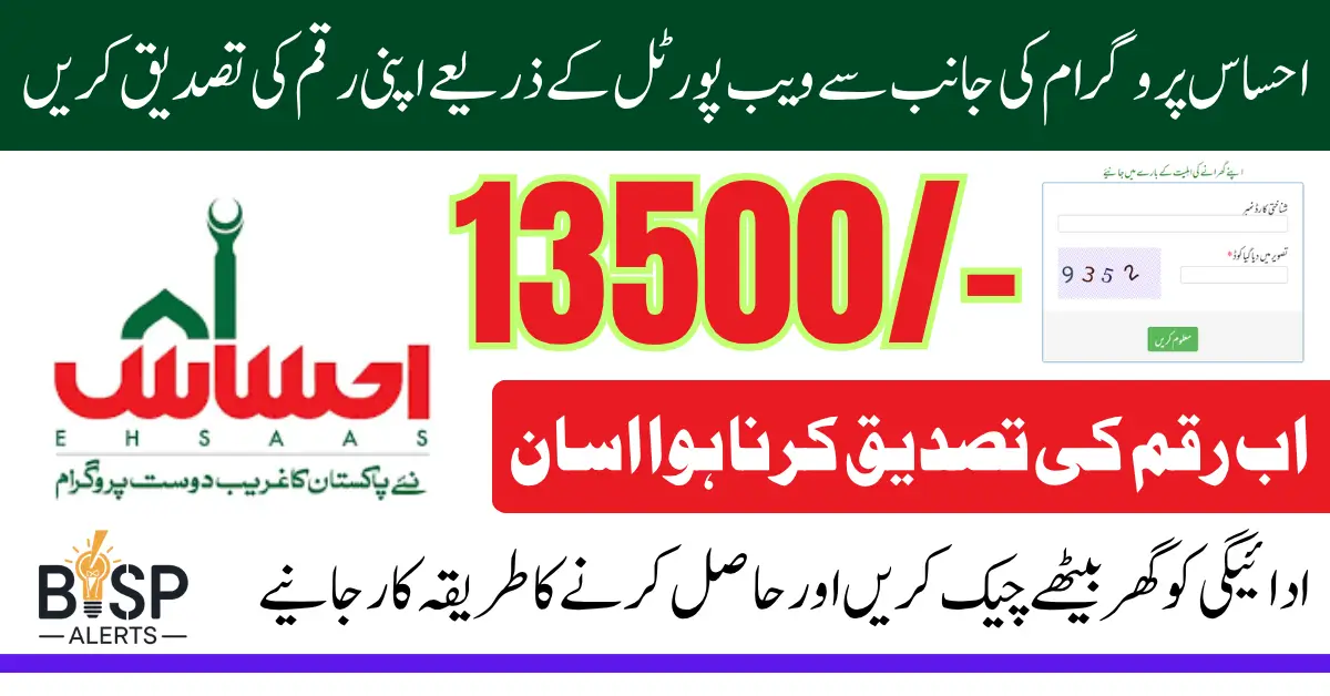 8171 Check Online CNIC Ehsaas Program Portal Payment Status Biometric And Inactivity Issues